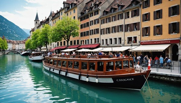 Découvrez annecy autrement avec la compagnie des bateaux : croisières inoubliables sur le lac