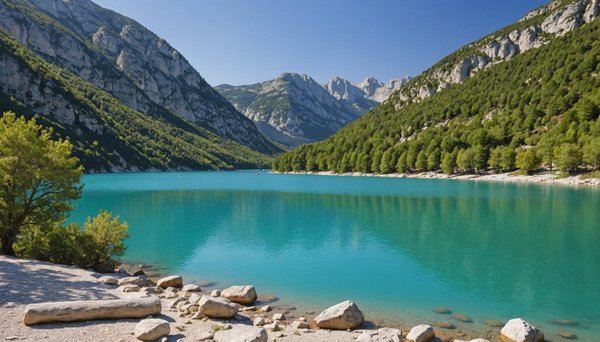 Que voir lac du verdon à deux pas du camping la farigoulette ?